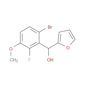 (6-bromo-2-fluoro-3-methoxyphenyl)(furan-2-yl)methanol