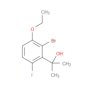 2-(2-bromo-3-ethoxy-6-fluorophenyl)propan-2-ol