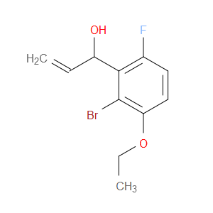 1-(2-bromo-3-ethoxy-6-fluorophenyl)prop-2-en-1-ol