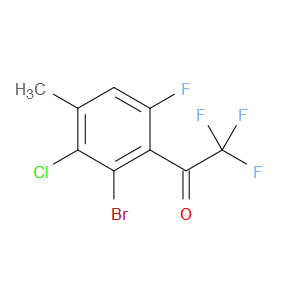 1-(2-bromo-3-chloro-6-fluoro-4-methylphenyl)-2,2,2-trifluoroethanone