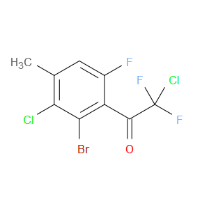 1-(2-bromo-3-chloro-6-fluoro-4-methylphenyl)-2-chloro-2,2-difluoroethanone