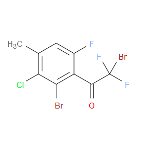 2-bromo-1-(2-bromo-3-chloro-6-fluoro-4-methylphenyl)-2,2-difluoroethanone