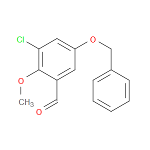 5-(benzyloxy)-3-chloro-2-methoxybenzaldehyde