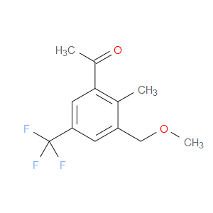 1-(3-(methoxymethyl)-2-methyl-5-(trifluoromethyl)phenyl)ethanone