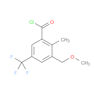 3-(methoxymethyl)-2-methyl-5-(trifluoromethyl)benzoyl chloride