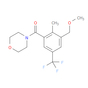 (3-(methoxymethyl)-2-methyl-5-(trifluoromethyl)phenyl)(morpholino)methanone