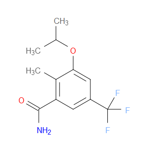 3-isopropoxy-2-methyl-5-(trifluoromethyl)benzamide