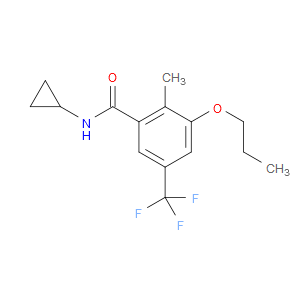 N-cyclopropyl-2-methyl-3-propoxy-5-(trifluoromethyl)benzamide