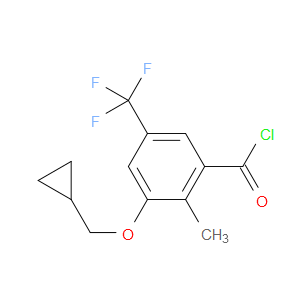 3-(cyclopropylmethoxy)-2-methyl-5-(trifluoromethyl)benzoyl chloride