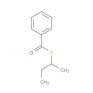 S-(1-Methylpropyl) benzenecarbothioate