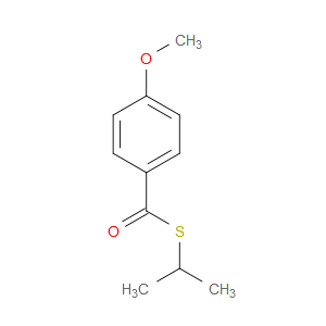 S-(1-Methylethyl) 4-methoxybenzenecarbothioate