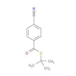 S-(1,1-Dimethylethyl) 4-cyanobenzenecarbothioate