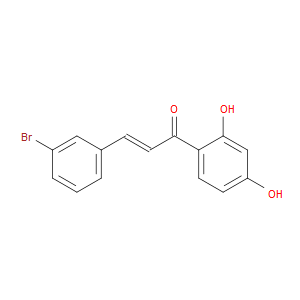 (2E)-3-(3-Bromophenyl)-1-(2,4-dihydroxyphenyl)-2-propen-1-one
