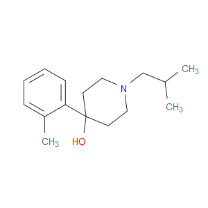 4-(2-Methylphenyl)-1-(2-methylpropyl)-4-piperidinol