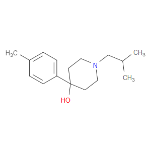 4-(4-Methylphenyl)-1-(2-methylpropyl)-4-piperidinol