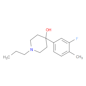 4-(3-Fluoro-4-methylphenyl)-1-propyl-4-piperidinol
