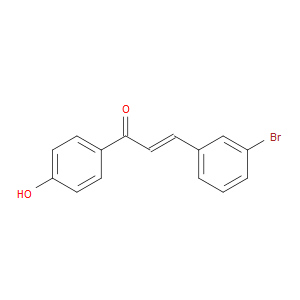 (2E)-3-(3-Bromophenyl)-1-(4-hydroxyphenyl)-2-propen-1-one