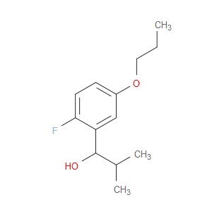 1-(2-fluoro-5-propoxyphenyl)-2-methylpropan-1-ol