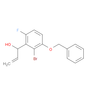 1-(3-(benzyloxy)-2-bromo-6-fluorophenyl)prop-2-en-1-ol