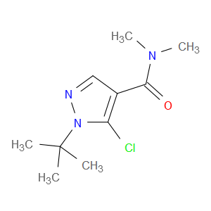 5-Chloro-1-(1,1-dimethylethyl)-N,N-dimethyl-1H-pyrazole-4-carboxamide