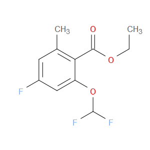 Ethyl 2-(difluoromethoxy)-4-fluoro-6-methylbenzoate