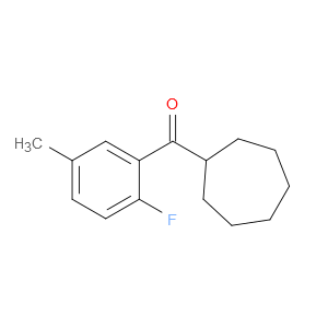 Cycloheptyl(2-fluoro-5-methylphenyl)methanone