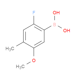 (2-fluoro-5-methoxy-4-methylphenyl)boronic acid