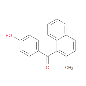 (4-Hydroxyphenyl)(2-methyl-1-naphthalenyl)methanone