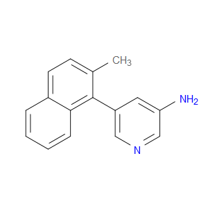 3-Pyridinamine, 5-(2-methyl-1-naphthalenyl)-