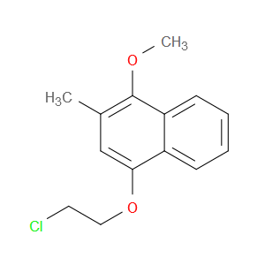 4-(2-Chloroethoxy)-1-methoxy-2-methylnaphthalene