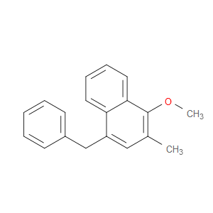 1-Methoxy-2-methyl-4-(phenylmethyl)naphthalene