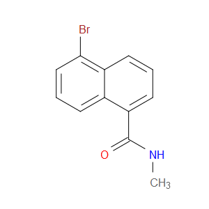 5-Bromo-N-methyl-1-naphthalenecarboxamide