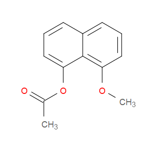1-Naphthalenol, 8-methoxy-, 1-acetate