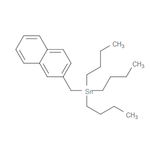 Tributyl(2-naphthalenylmethyl)stannane