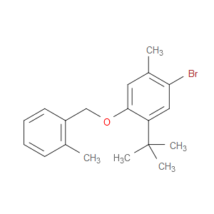 1-bromo-5-(tert-butyl)-2-methyl-4-((2-methylbenzyl)oxy)benzene
