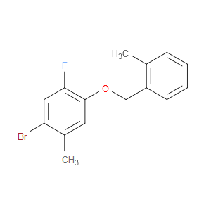 1-bromo-5-fluoro-2-methyl-4-((2-methylbenzyl)oxy)benzene