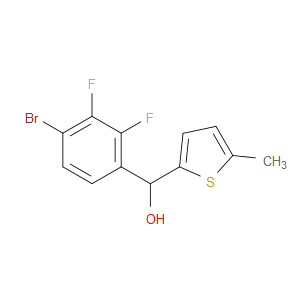 (4-bromo-2,3-difluorophenyl)(5-methylthiophen-2-yl)methanol
