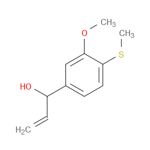 1-(3-methoxy-4-(methylthio)phenyl)prop-2-en-1-ol