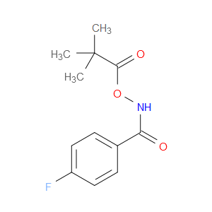 4-fluoro-N-(pivaloyloxy)benzamide