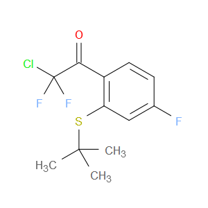 1-(2-(tert-butylthio)-4-fluorophenyl)-2-chloro-2,2-difluoroethanone