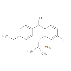 (2-(tert-butylthio)-4-fluorophenyl)(4-ethylphenyl)methanol