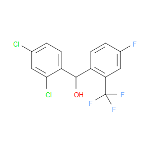 (2,4-dichlorophenyl)(4-fluoro-2-(trifluoromethyl)phenyl)methanol