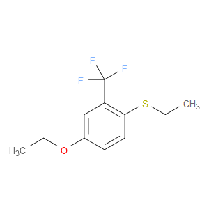 (4-ethoxy-2-(trifluoromethyl)phenyl)(ethyl)sulfane