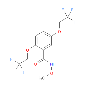 N-Methoxy-2,5-bis(2,2,2-trifluoroethoxy)benzamide