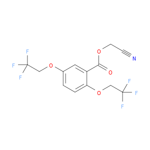 Cyanomethyl 2,5-bis(2,2,2-trifluoroethoxy)benzoate