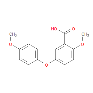 2-Methoxy-5-(4-methoxyphenoxy)benzoic acid