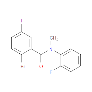 2-Bromo-N-(2-fluorophenyl)-5-iodo-N-methylbenzamide