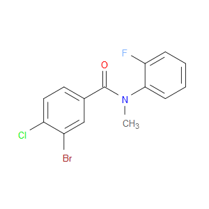 3-Bromo-4-chloro-N-(2-fluorophenyl)-N-methylbenzamide