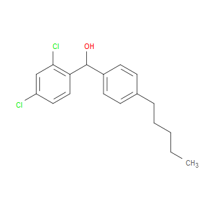 (2,4-dichlorophenyl)(4-pentylphenyl)methanol