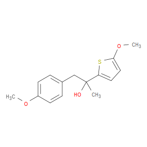 1-(4-methoxyphenyl)-2-(5-methoxythiophen-2-yl)propan-2-ol